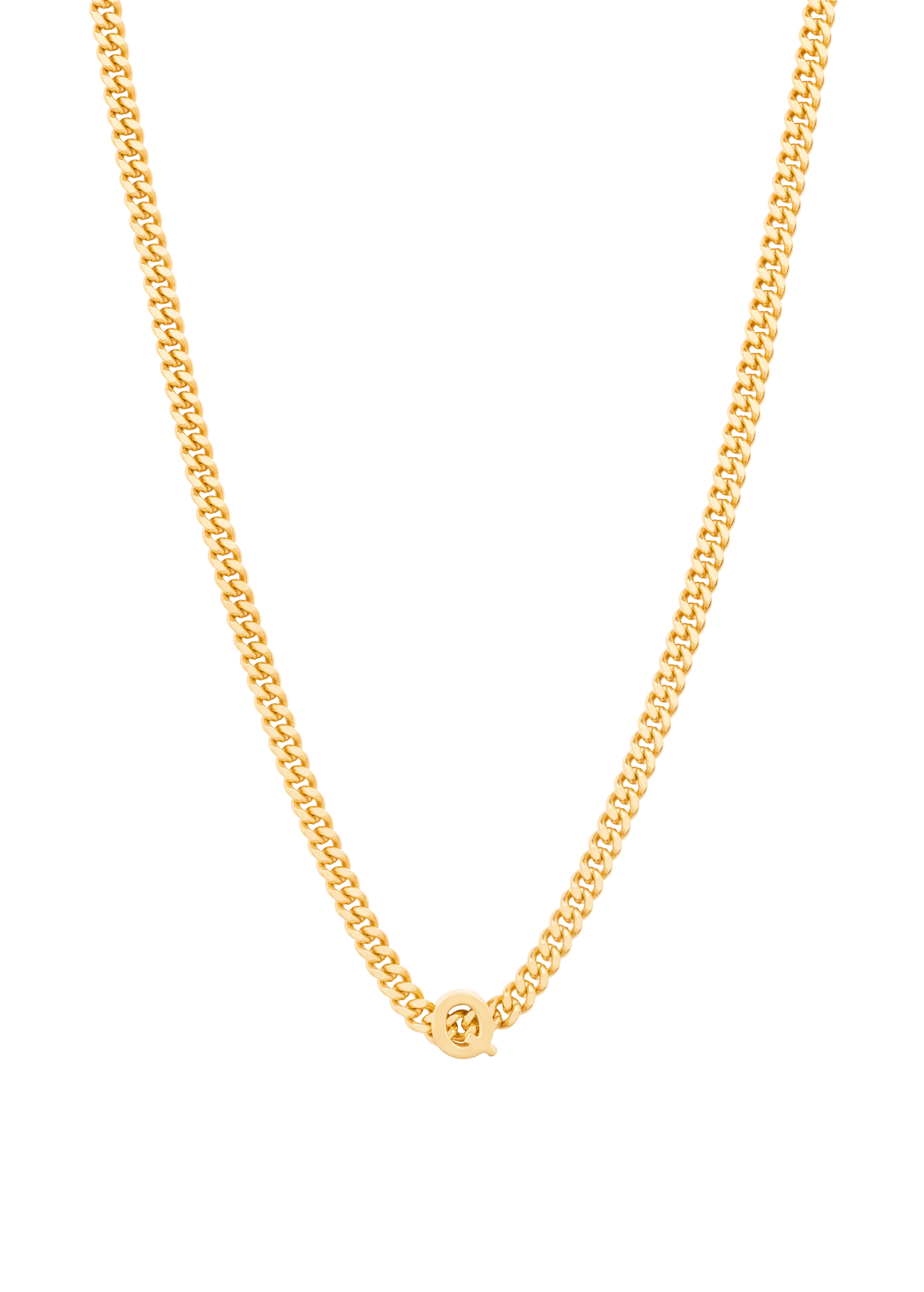 alphabet necklace with pendant Q