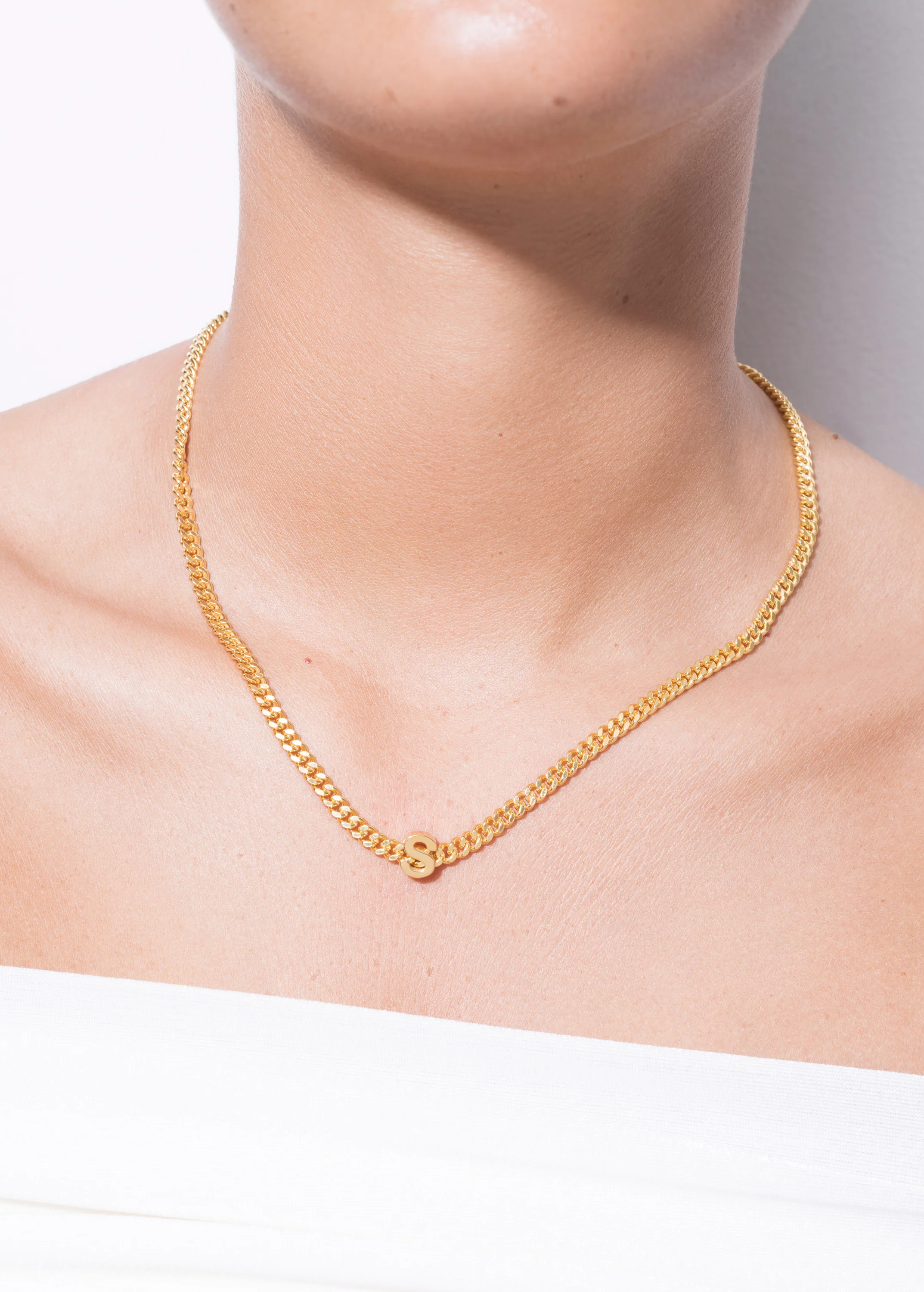 alphabet necklace with pendant S - Image 2
