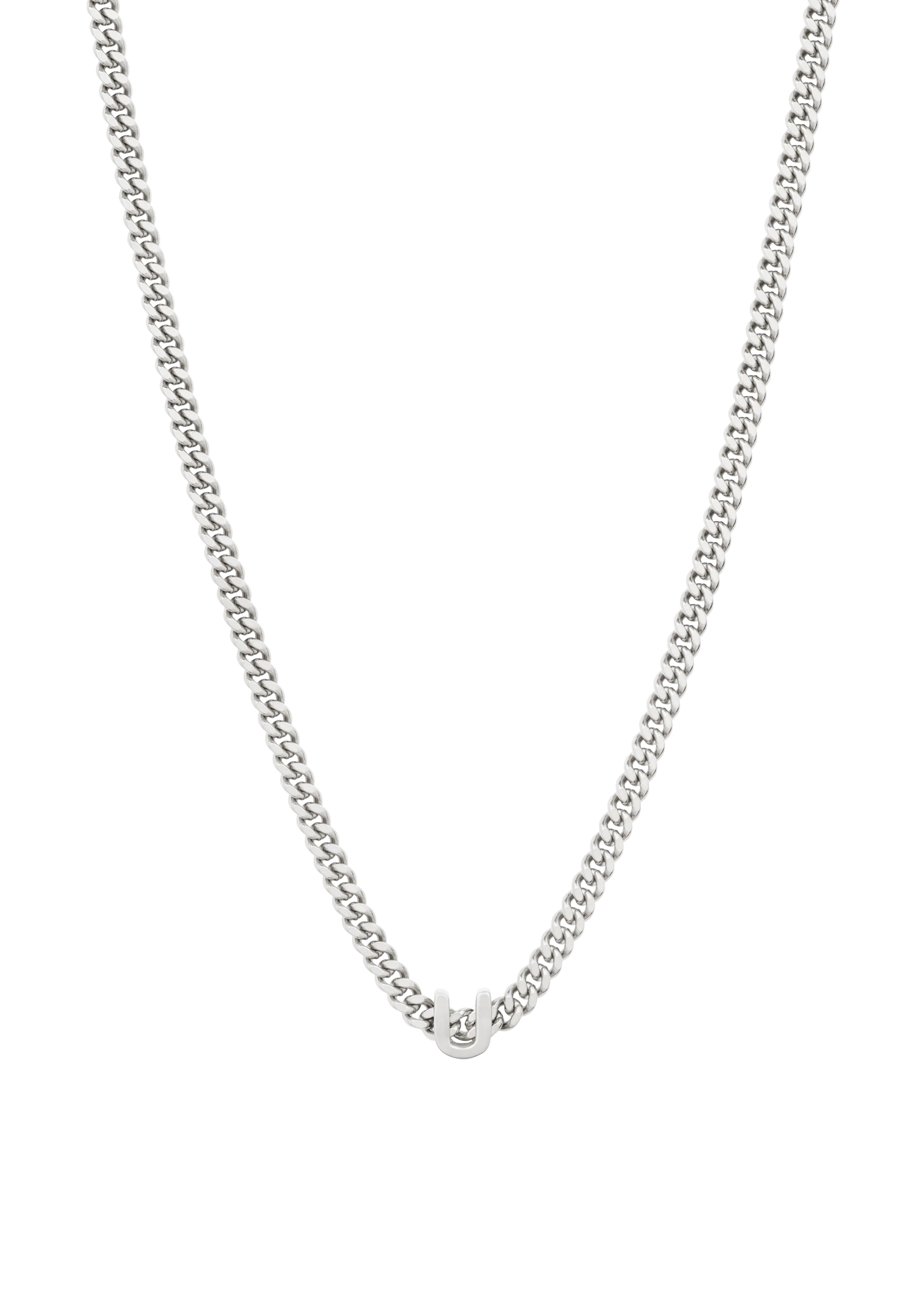 alphabet necklace with pendant U - Image 3