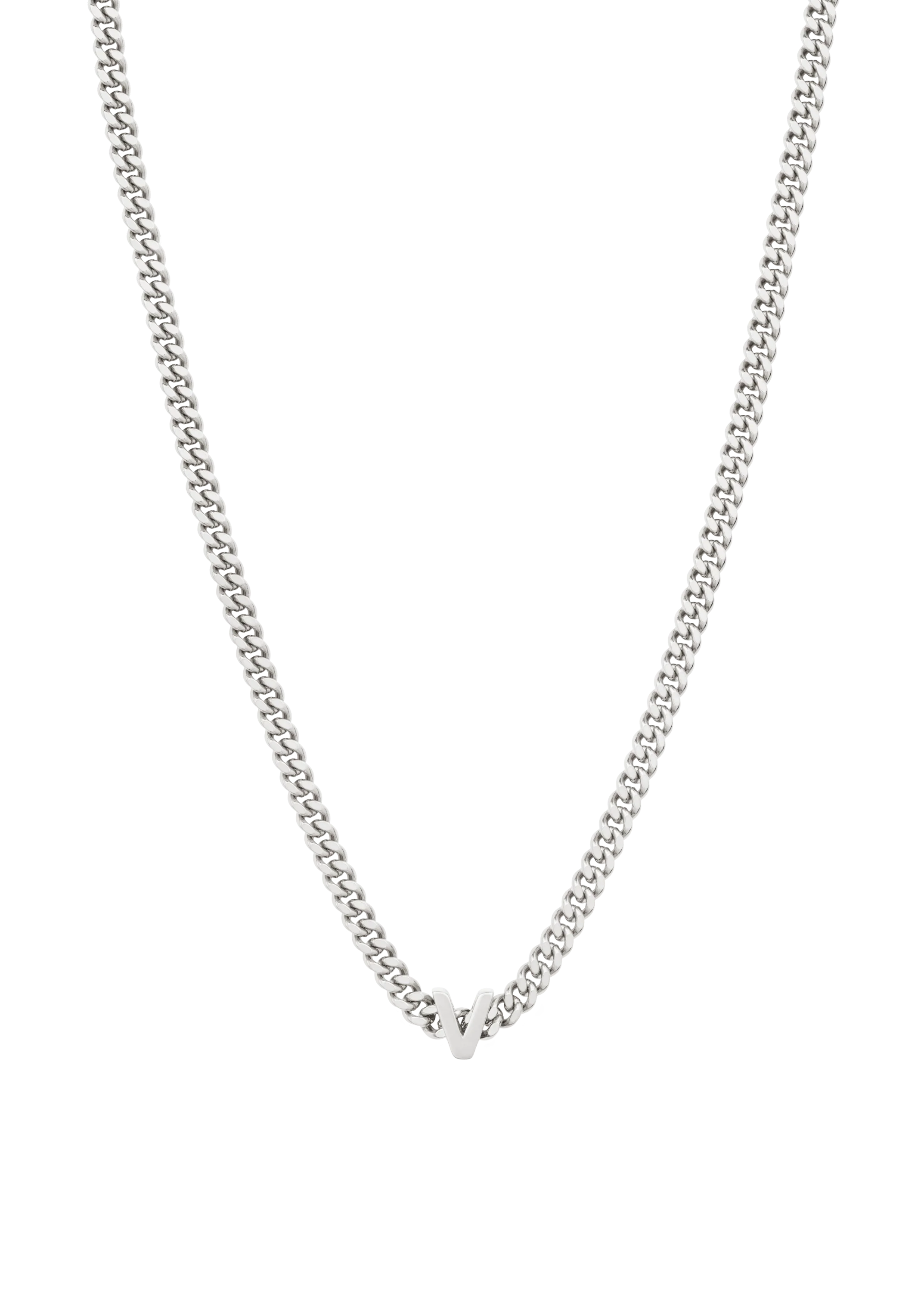 alphabet necklace with pendant V - Image 3