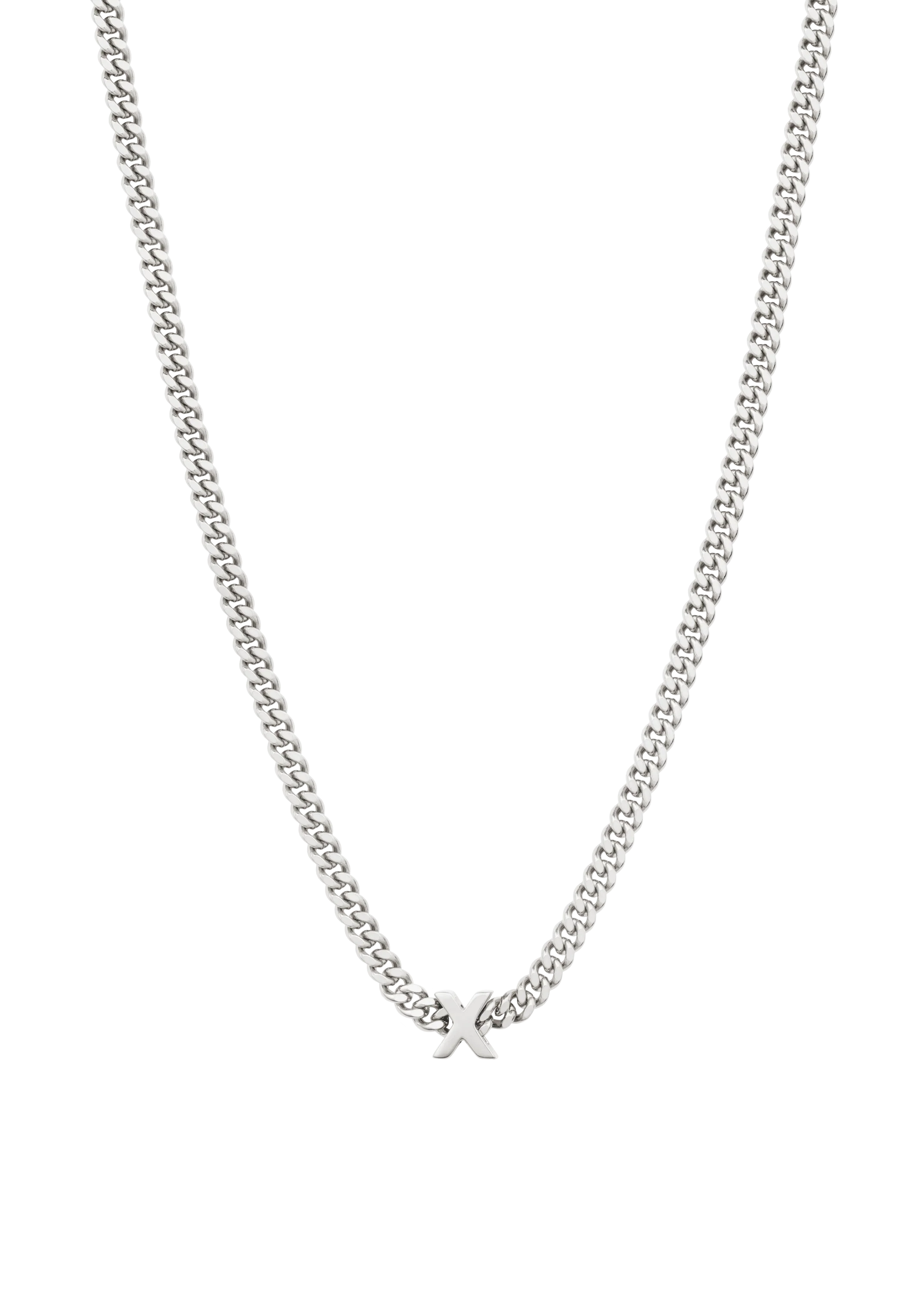 alphabet necklace with pendant X - Image 3