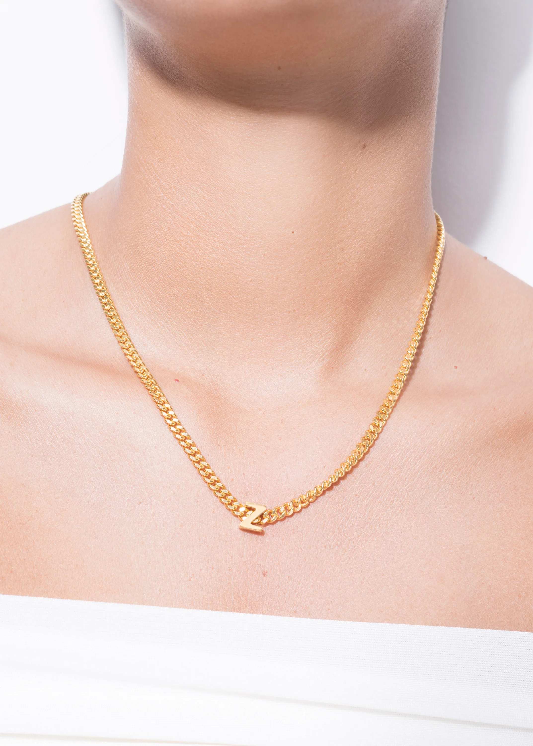 alphabet necklace with pendant Z - Image 2