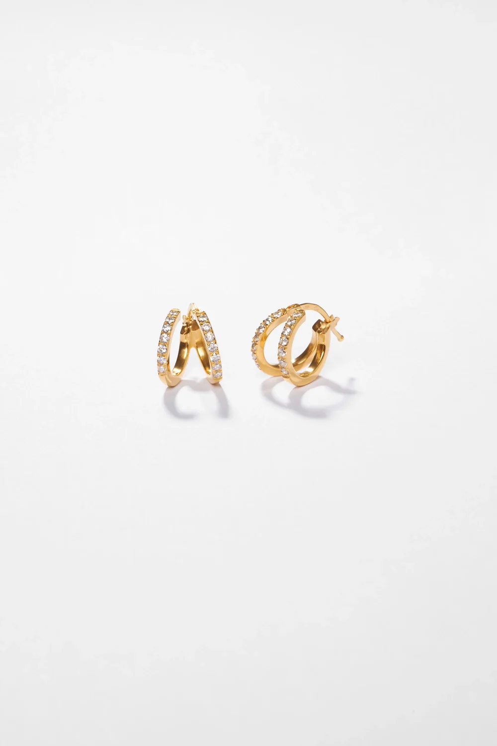 amina double layer earrings - Image 7