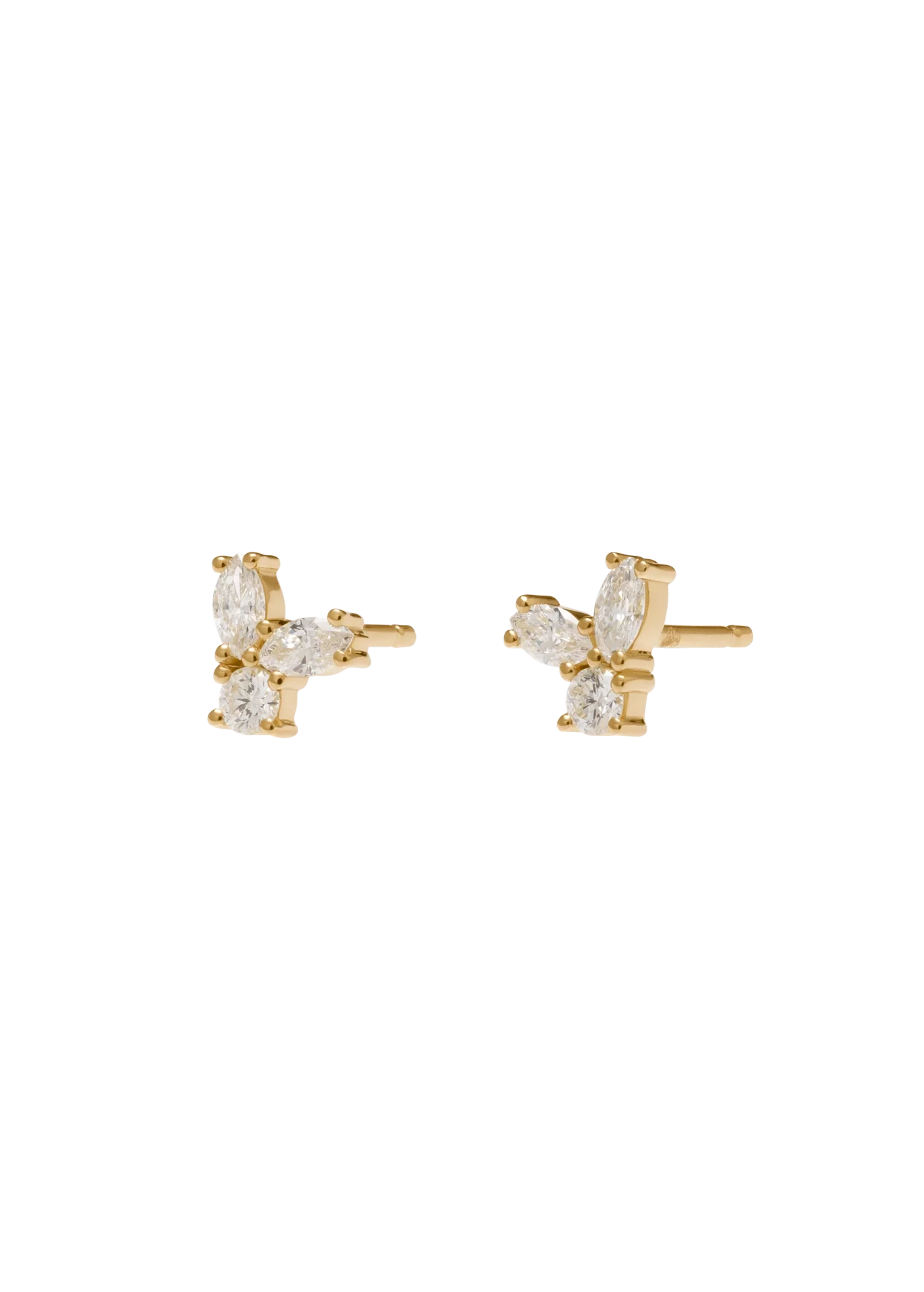 aurora 18k diamond earrings