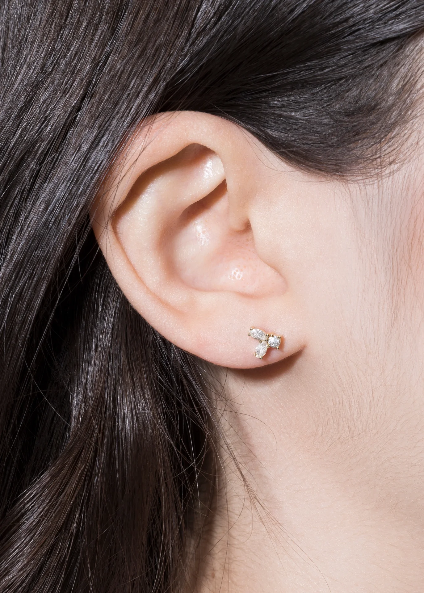 aurora 18k diamond earrings - Image 2