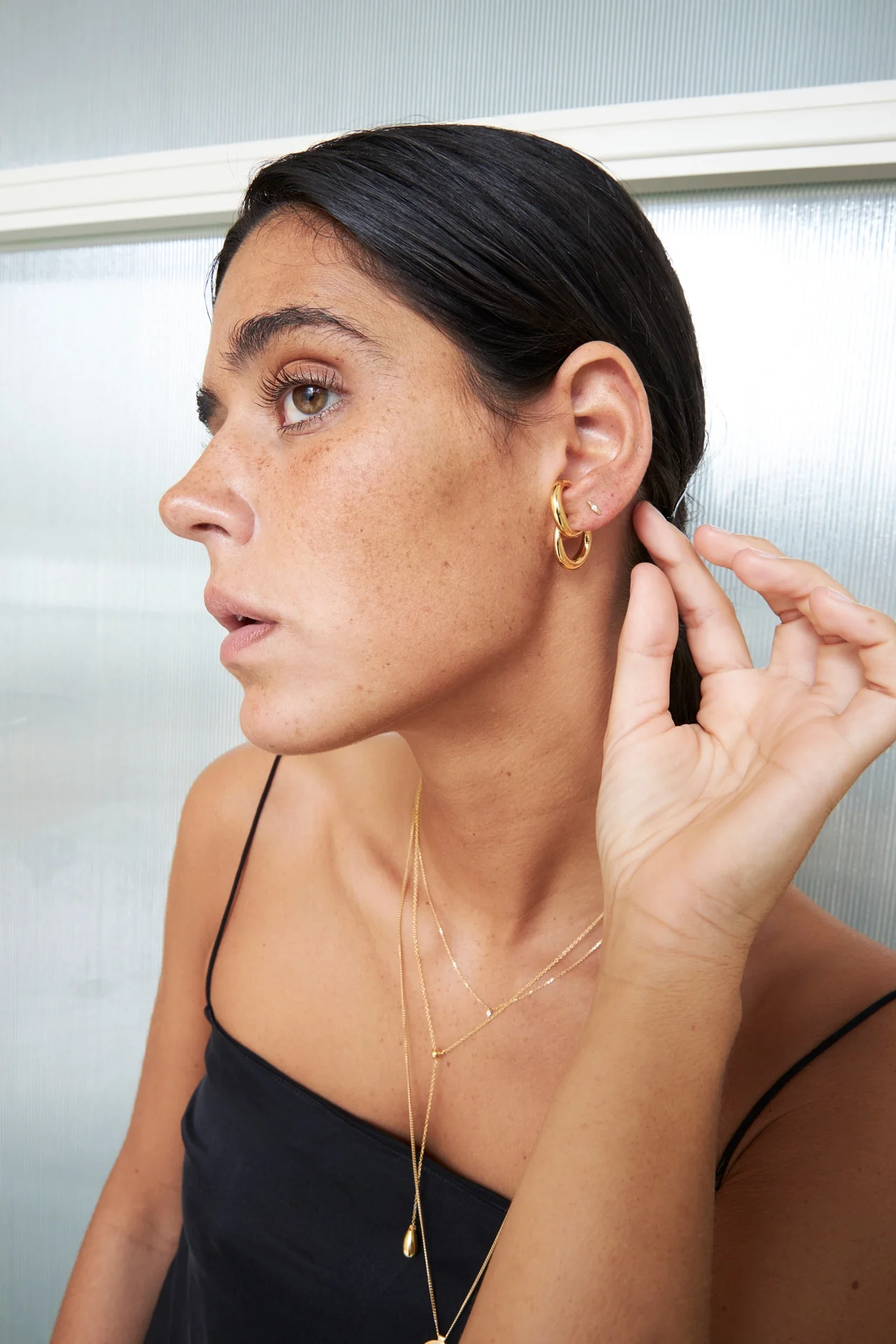 Clara Hidden Hoops - Image 3