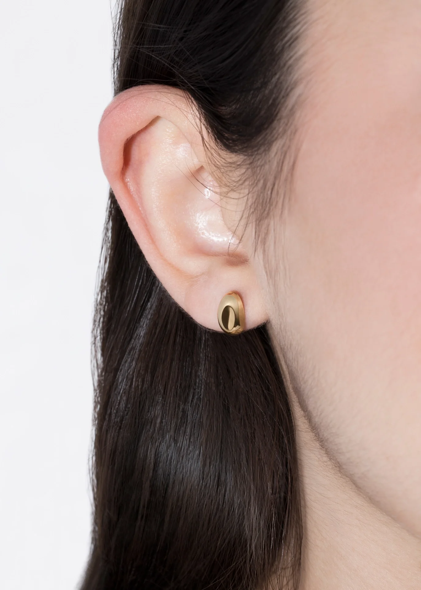 Cleo Hollow Earrings 18k - Image 2