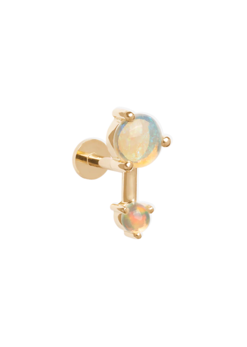 Lena Stud Opala 18k Piercing