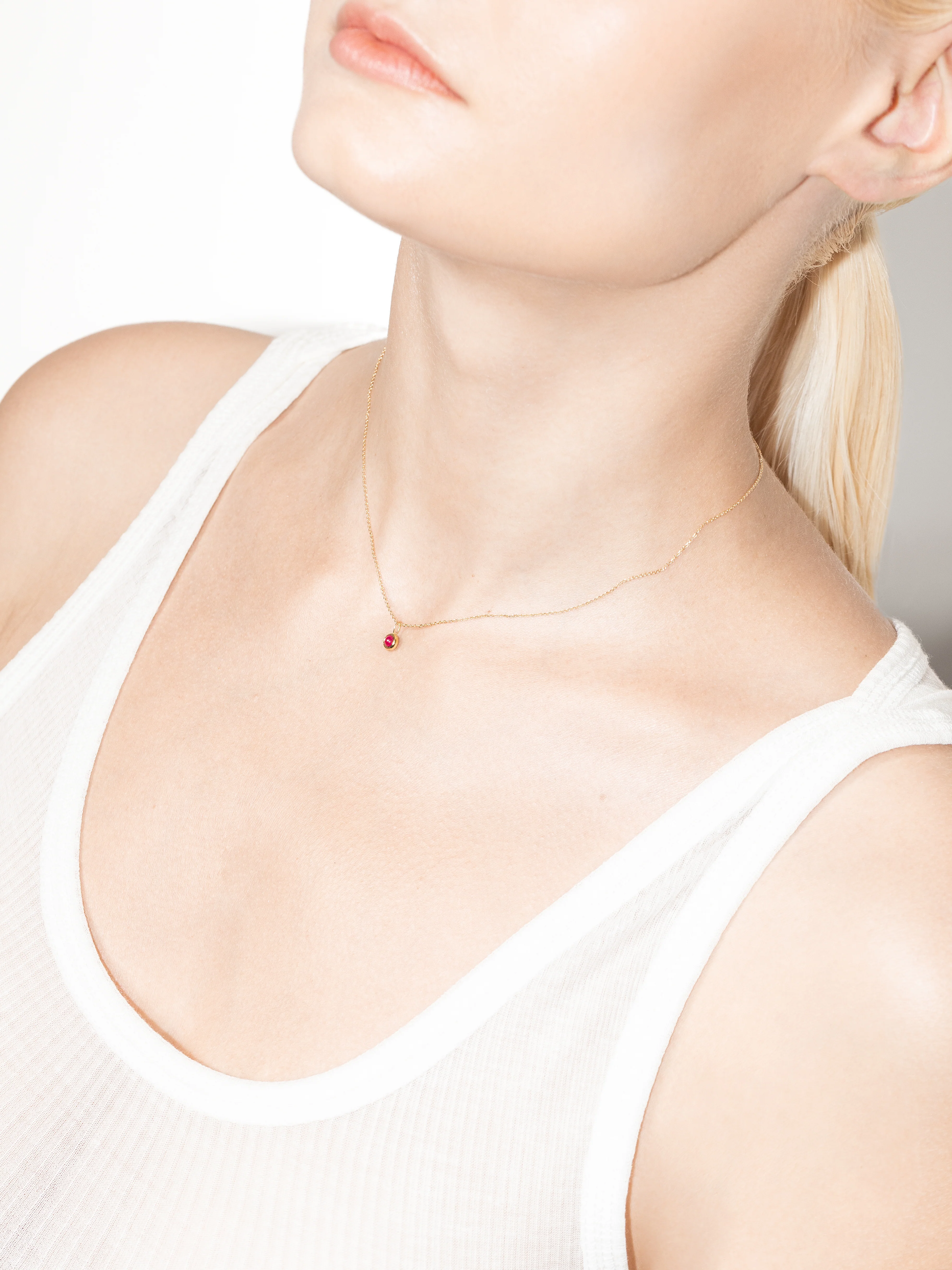mock necklace 18k rubi - Image 3