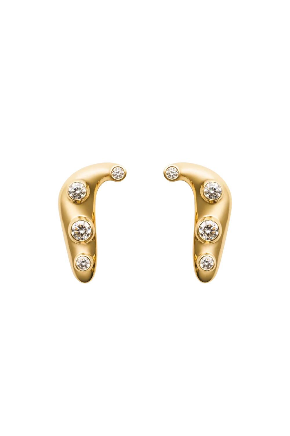 unending 18k diamond earrings - Image 3
