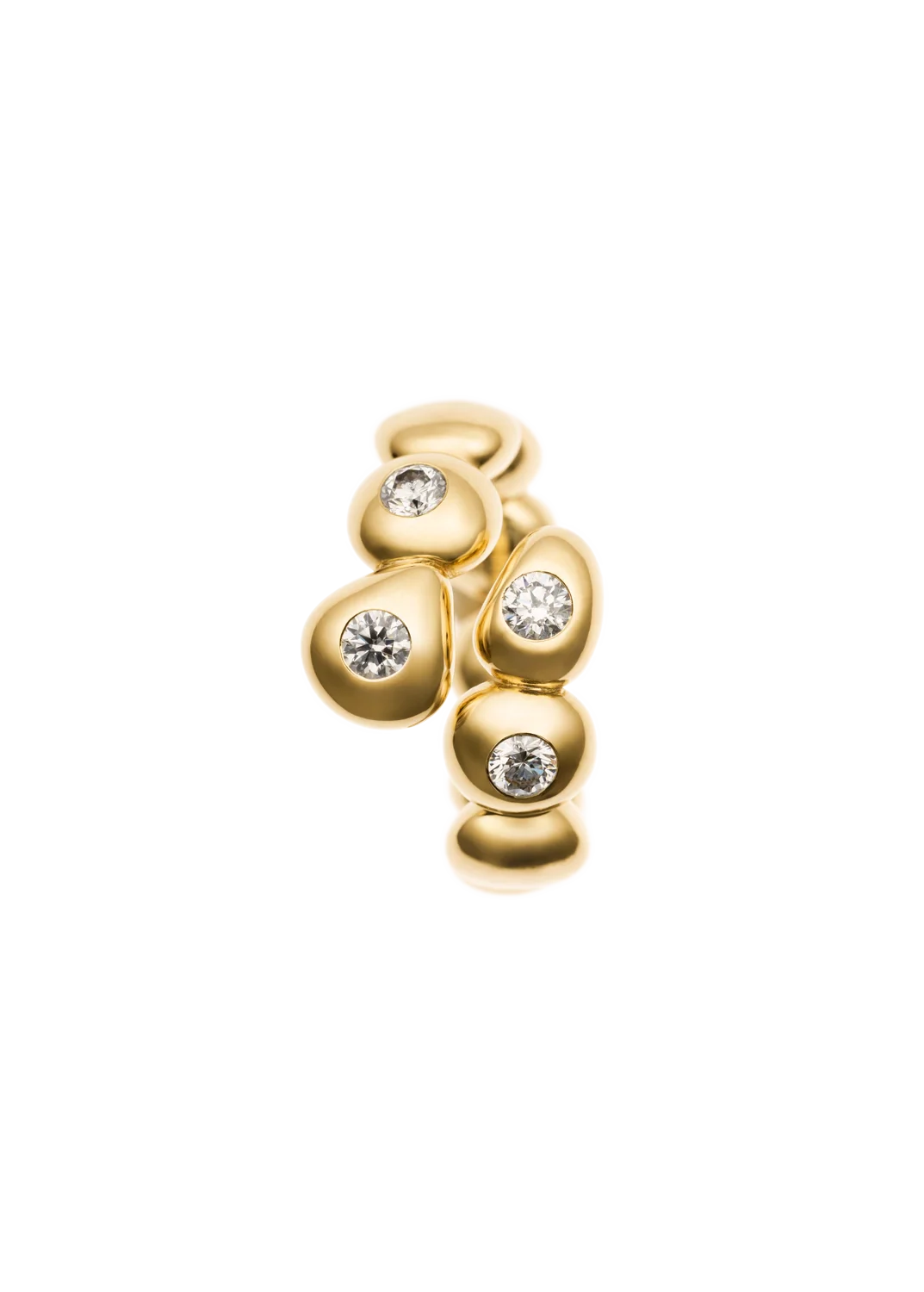 unperfect sphere 18k diamond ring - Image 3