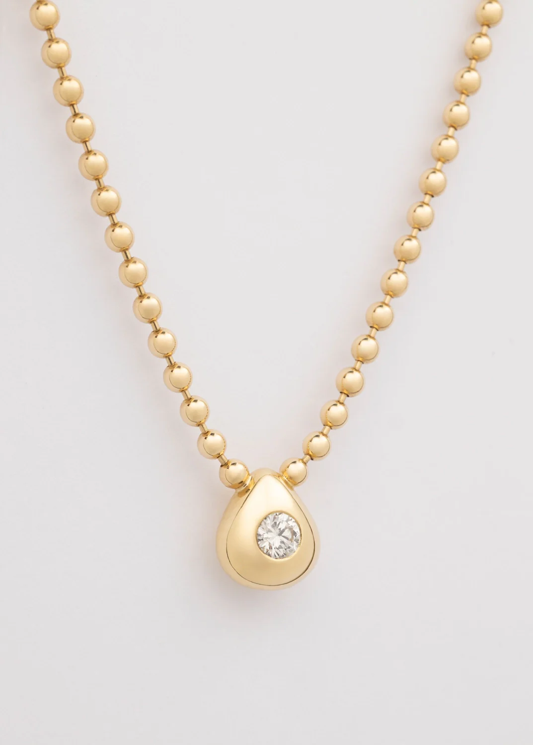 unperfect sphere chain 18k diamond necklace - Image 3